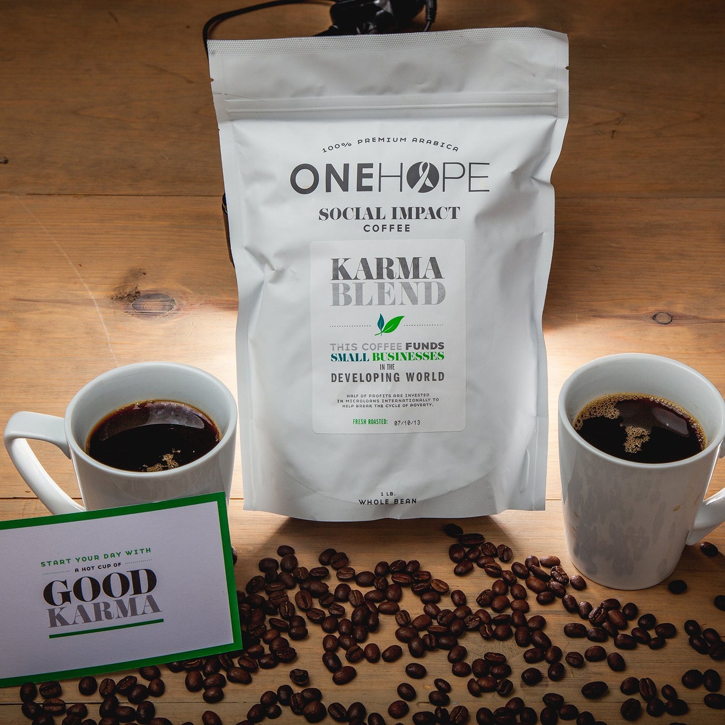 ONEHOPE Karma Blend Whole Bean Coffee, 1 Pound