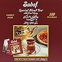 Sadaf Earl Grey Tea Bags | Special Blend Earl Grey Ceylon Black Tea | Product harvested in Sri Lanka | 100 bags (pack of 1)