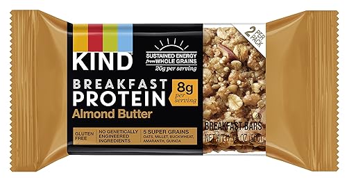 KIND Breakfast Protein Bar, Almond Butter, 1.8 Ounce