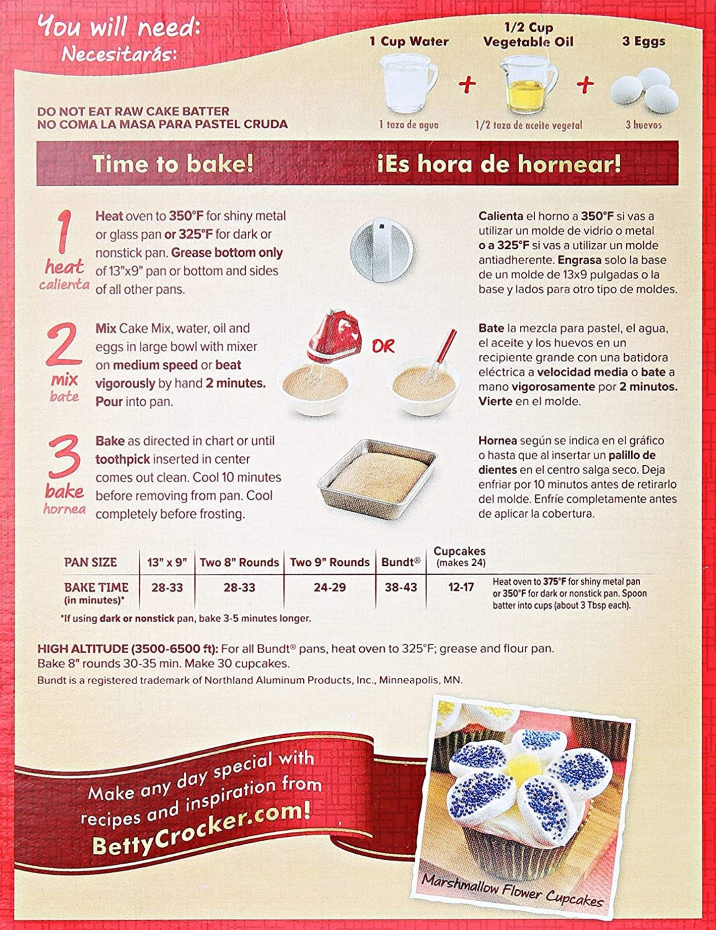 Betty Crocker Supermoist Cake, Butter Pecan, 15.25-Ounce (Pack of 4)