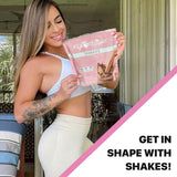 Flat Tummy Shakes - Chocolate, 20 Servings - Post GLP-1 Protein Supplement, High Protein, Zero Sugar, Keto-Friendly Meal Replacement with Clinically