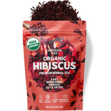 Organic Hibiscus 1lb Loose Leaf Tea | Naturally Tart & Refreshing Herbal Tea | Caffeine-Free | Dried Hibiscus Flowers for Hot or Iced | Non-GMO |