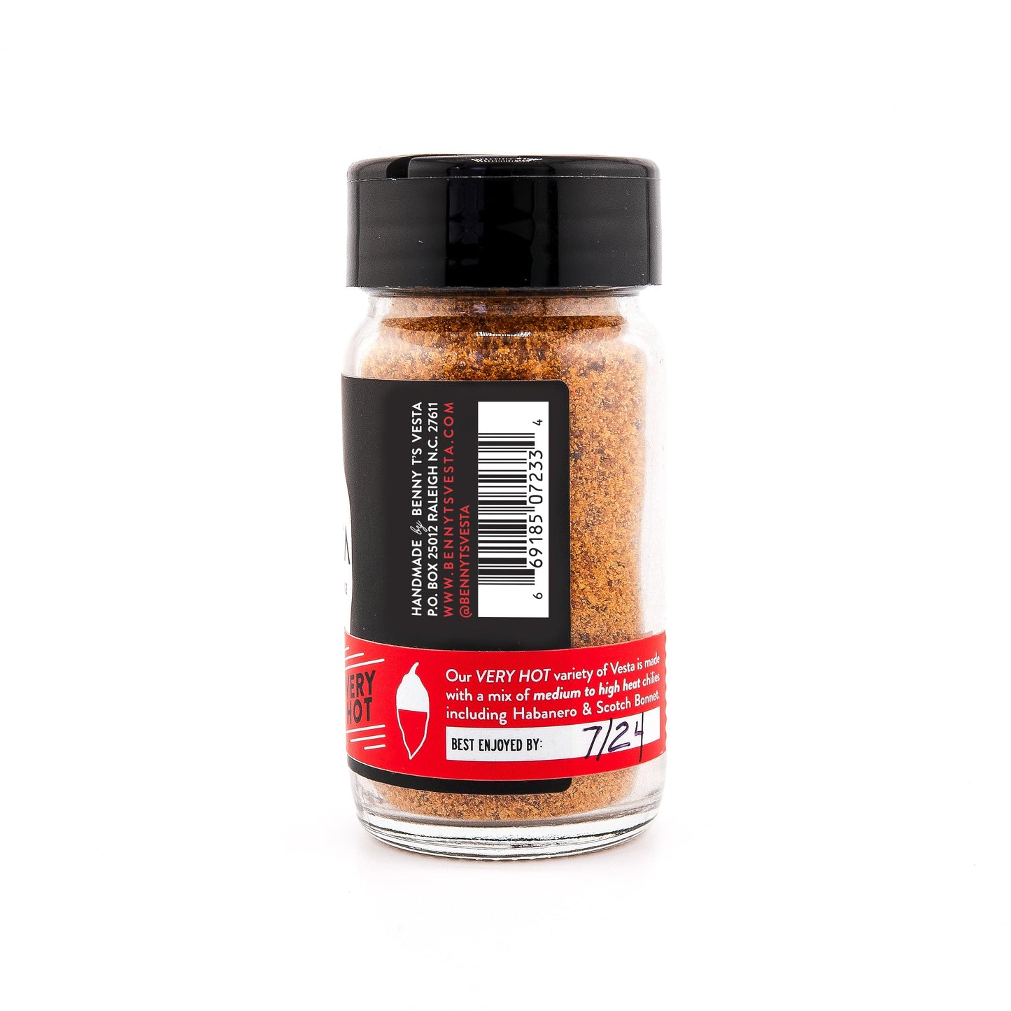 Benny T's Vesta - VERY HOT - Dry Hot Sauce (Habanero & Scotch Bonnet)