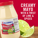McCormick Mayonesa (Mayonnaise) with Lime Juice, 62.5 fl oz