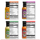 Dave’s Gourmet Creamy Hot Sauce Variety 4-Pack - Jalapeño, Garlic Red Pepper, Asian & Habanero Sauces - Medium Heat, Creamy Texture - Vegan