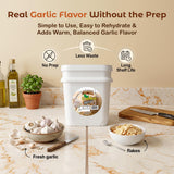 Golden Sliced Dried Garlic Flakes | Non-GMO & Gluten Free | No Additives | Ideal for Grinding into Granulated Garlic or Powder | Perfect for Rubs