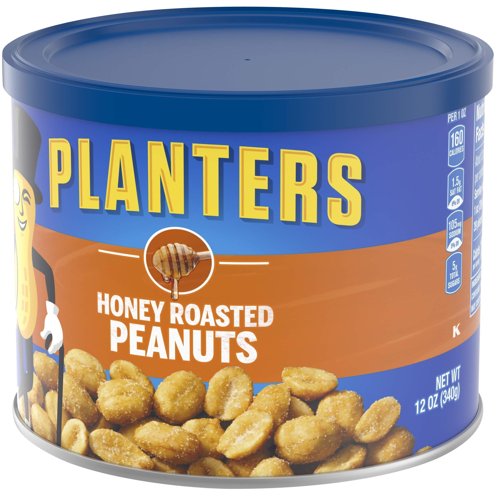 Planters Honey Roasted Peanuts (Pack of 2)