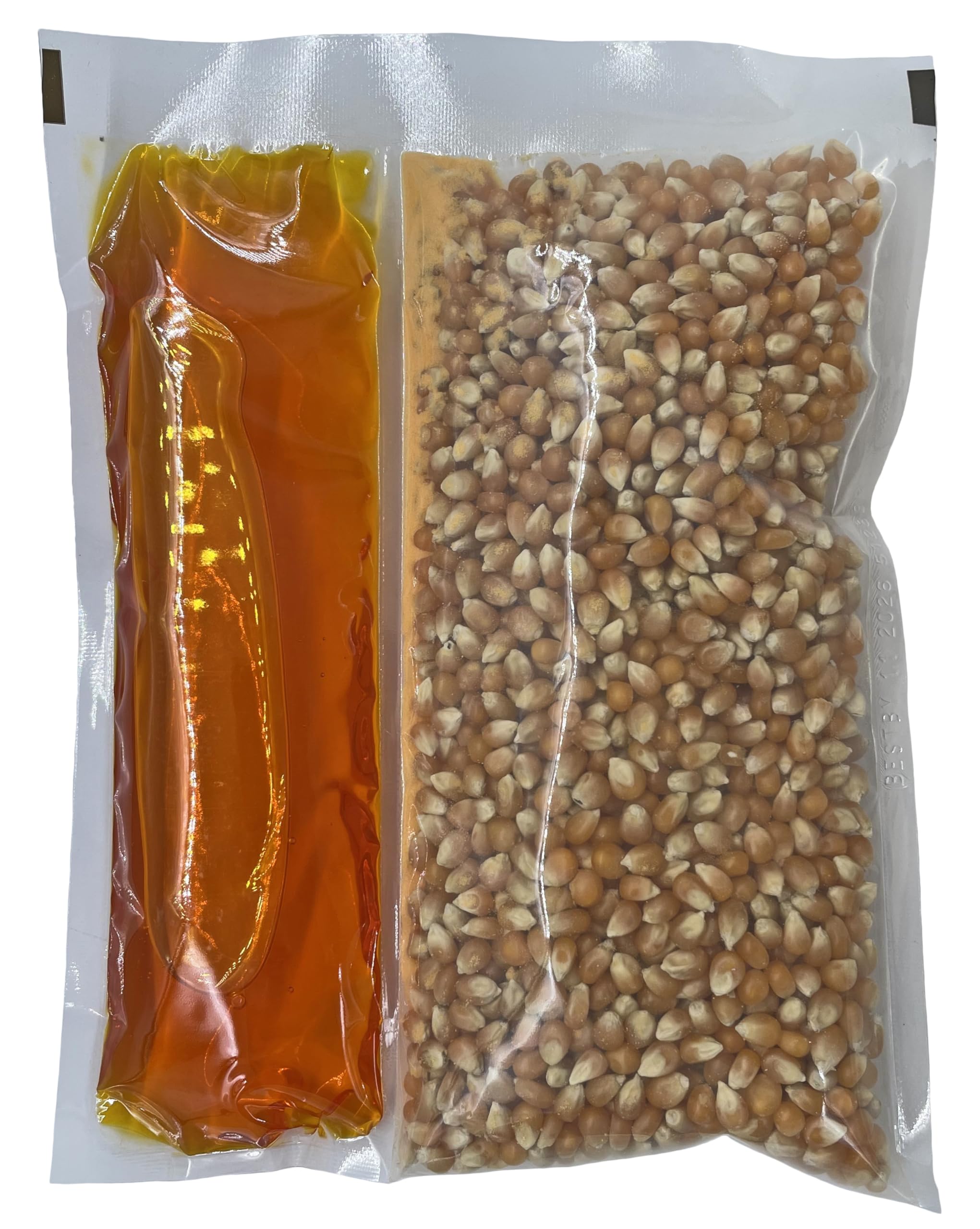 Home Theater All in One Popcorn Kit For 12 oz. Popper | Portion Packets with Kernels, Oil and Flavored Salt | By Bits N Things | Pack of 24