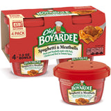 Chef Boyardee Spaghetti & Meatballs, Microwave Meal, 7.5 oz. 4-Count