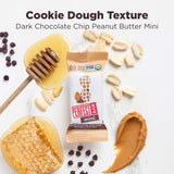 Perfect Bar Mini Dark Chocolate Chip Peanut Butter Protein Bar, Organic, 8 count, .88 oz