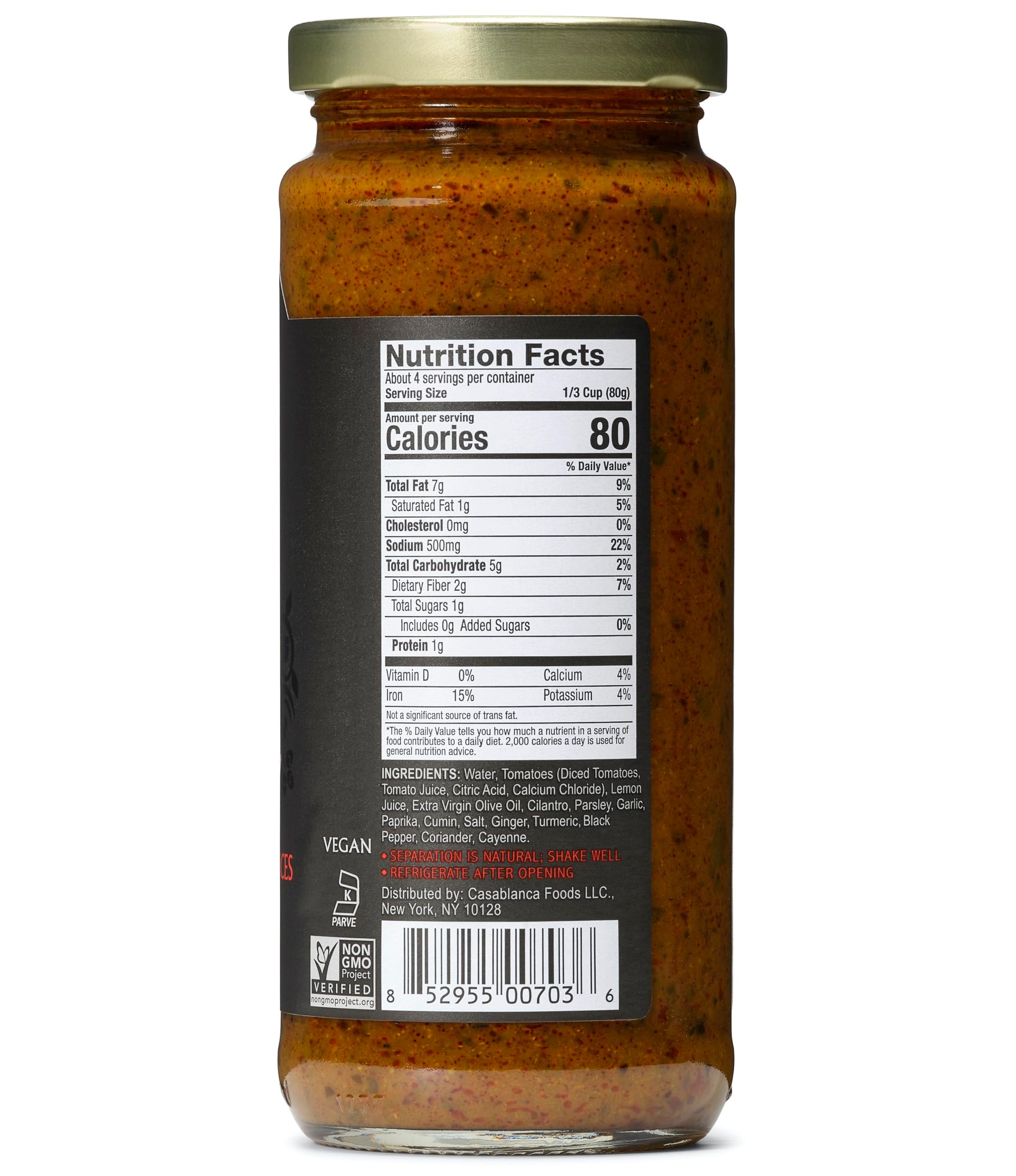 Mina Tagine Moroccan Fish Simmer Sauce Sauce, 12 oz - Tomato, Herbs & Spices, Moroccan Chermoula Sauce, Made with Lemon & Olive Oil, Tagine Seasoning