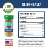 Organic Greek Seasoning Blend - It's Greek To Me by Flavor Seed, Mediterranean Herbs & Spices for Gyro, Tzatziki & Kebab, Carnivore & Keto Friendly