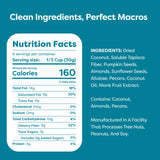 Kiss My Keto Granola Cereal - Grain Free Keto Cereal, Gluten Free Protein, Keto Nut for Yogurt (Coconut, Almond & Pecan, Pack of 1)
