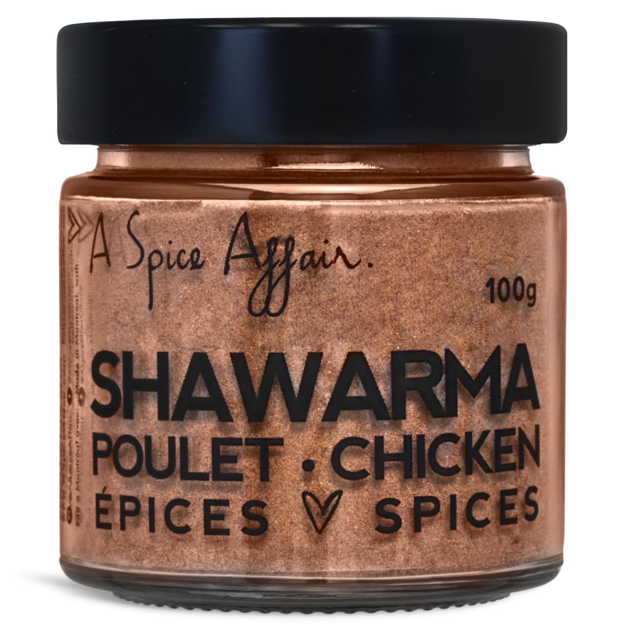 A Spice Affair’s Shawarma Chicken Spice | Warm, Savoury & Middle Eastern-Inspired Seasoning Blend | All-Natural, Non-GMO, Filler-Free | Perfect