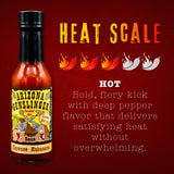 Arizona Gunslinger Cayenne Habanero Pepper Sauce, Bold Habanero Hot Sauce Made with Cayenne Peppers for a Fiery Southwest Kick, Perfect for Adding