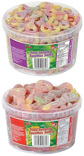 Sour Sucker/Keys Bundle with Koala Sour Suckers Gummy Candy 1.1 Kg (300 Count) and 1.2 Kg (60 Count)