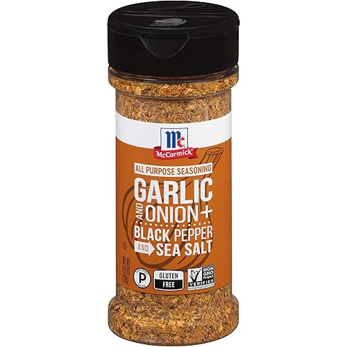 McCormick Garlic and Onion, Black Pepper and Sea Salt All Purpose Seasoning, 4.25 oz