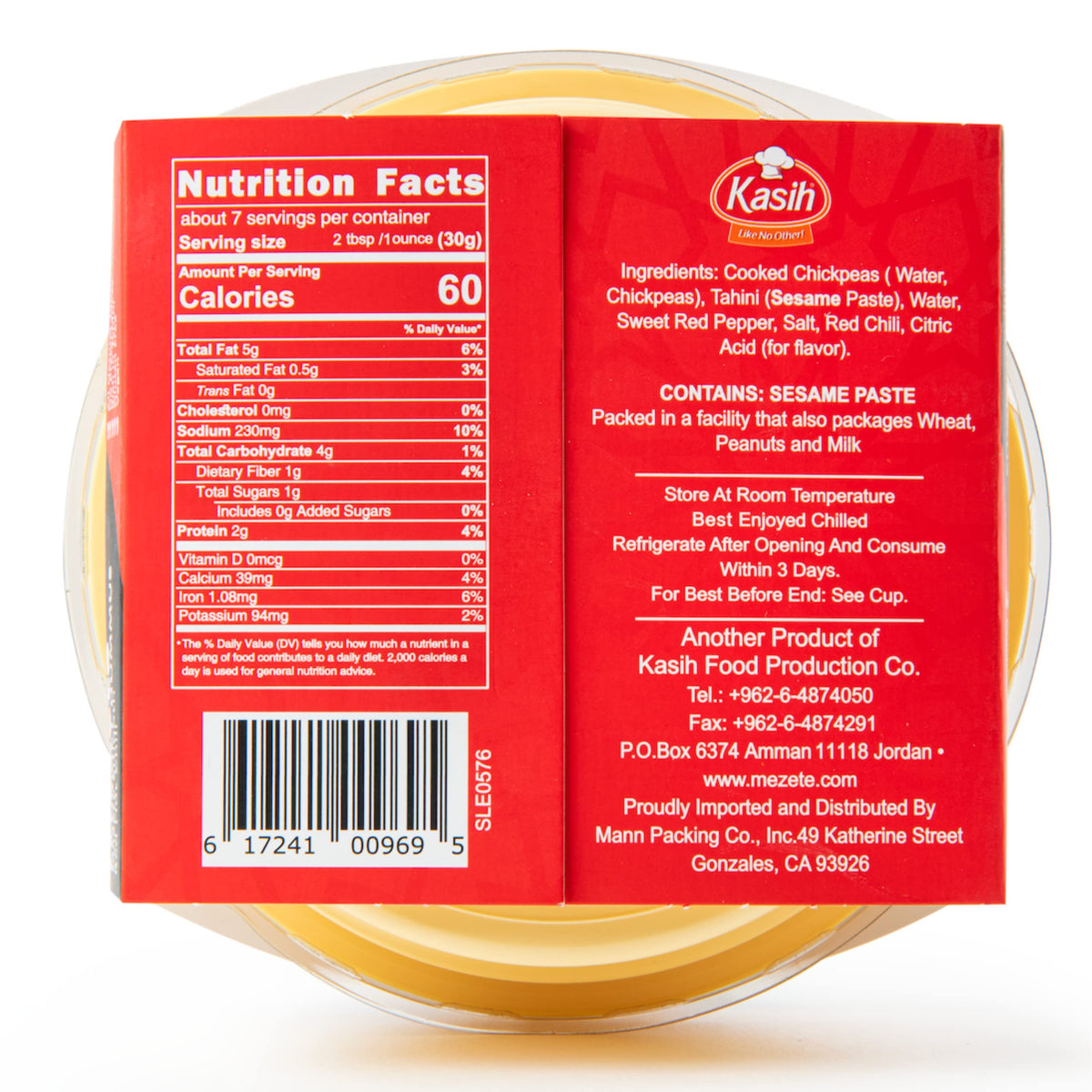 Mezete Red Hot Chilli Hummus, 215 GR