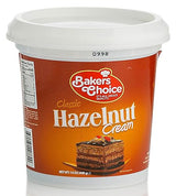 Hazelnut Spread Pastry Filling, 14 oz. - Hazelnut Cream - Cake Filling, Donut and Dessert Topping and Spread - Baking Ingredient For Cakes, Ice Cream