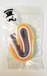 The Gummy Bear Guy (TM) | Gigantic Gummy Sour Belts (TM) - 4 Pack (Grape, Pink Lemonade, Lemon, Mystery Flavor)