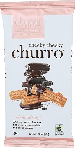 Chuao Chocolatier, Bar Chocolate Cheeky Cheeky Churro, 2.8 Ounce