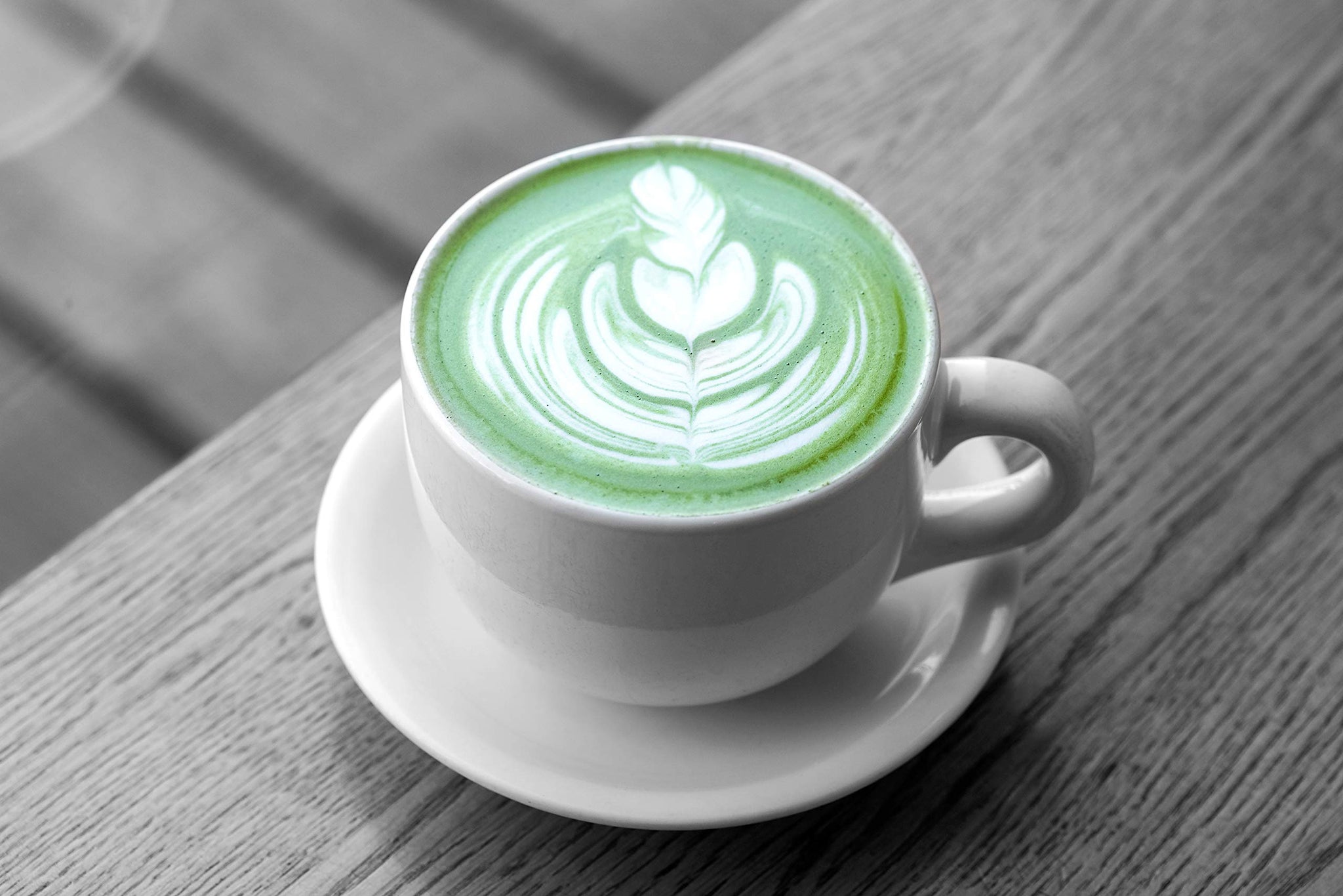 SAKU Tea, Vanilla Maple Jade Matcha Latte Blend, Super Food Latte, 2.1oz Bag
