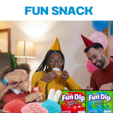 Fun Dip Candy Bulk - Cherry Yum & Razz Apple Flavors (96 count, 0.43 oz each)