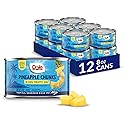 Dole Pineapple Chunks in 100% Pineapple Juice with No Sugar Added - Dole Canned Fruit - 8 oz Cans - 12 Pack