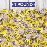 Sugar Free Lemon Hard Candy Drops - 1 Pound Approx. 75 Pieces, Individually Wrapped Lemon Flavored Candy Discs For Holiday Treats & Snacks, Sugar Free