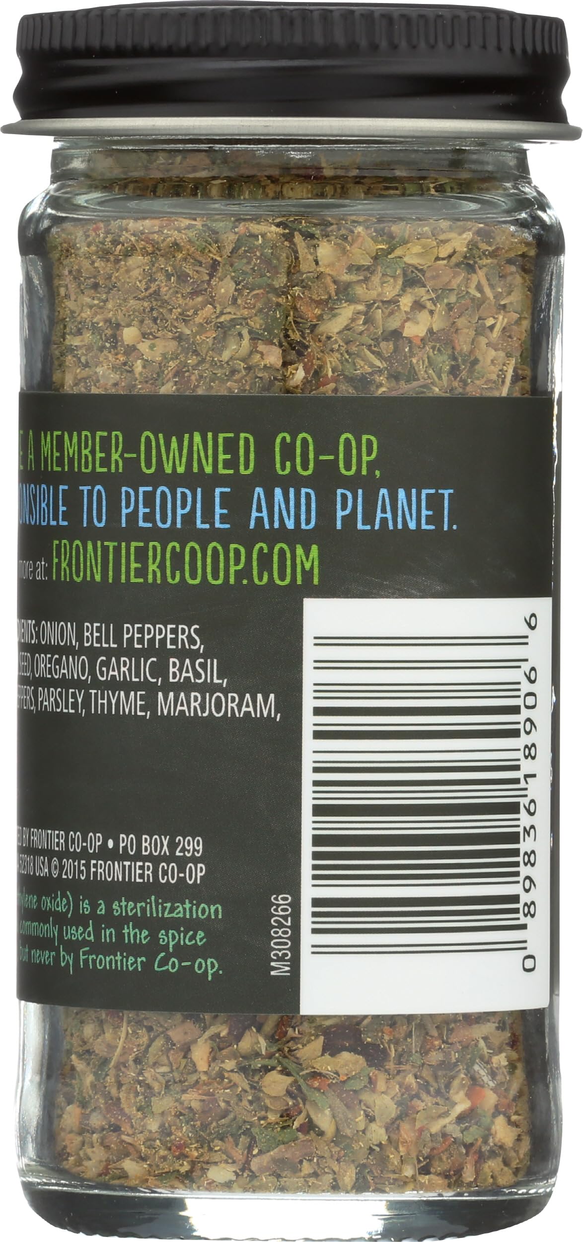 Frontier Co-op Pizza Seasoning, 1.04-Ounce Jar, Featuring Bell Pepper, Fennel Seed & Oregano, Great on Pasta and Salads