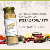 The Gourmet Collection Spice Blends Garlic Bread Spice Blend - Garlic Butter Seasoning for Cooking - Salt Free - Bread, Rice, Salad Dressing.