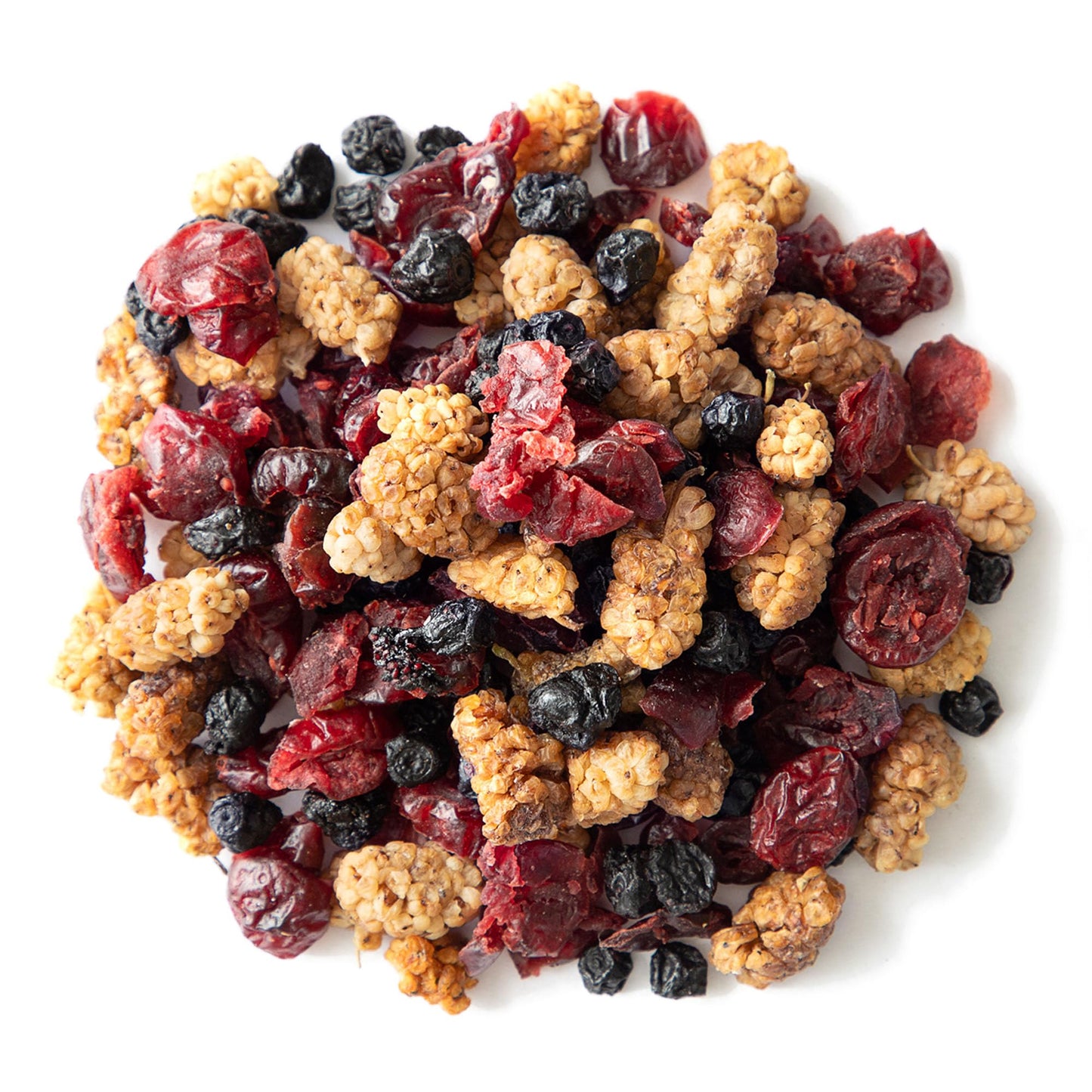 Food to Live Organic Delicious Berries Mix, 4 Pounds - A Blend of Non-GMO Dried Blueberries, Cranberries, and White Mulberries Gently Infused