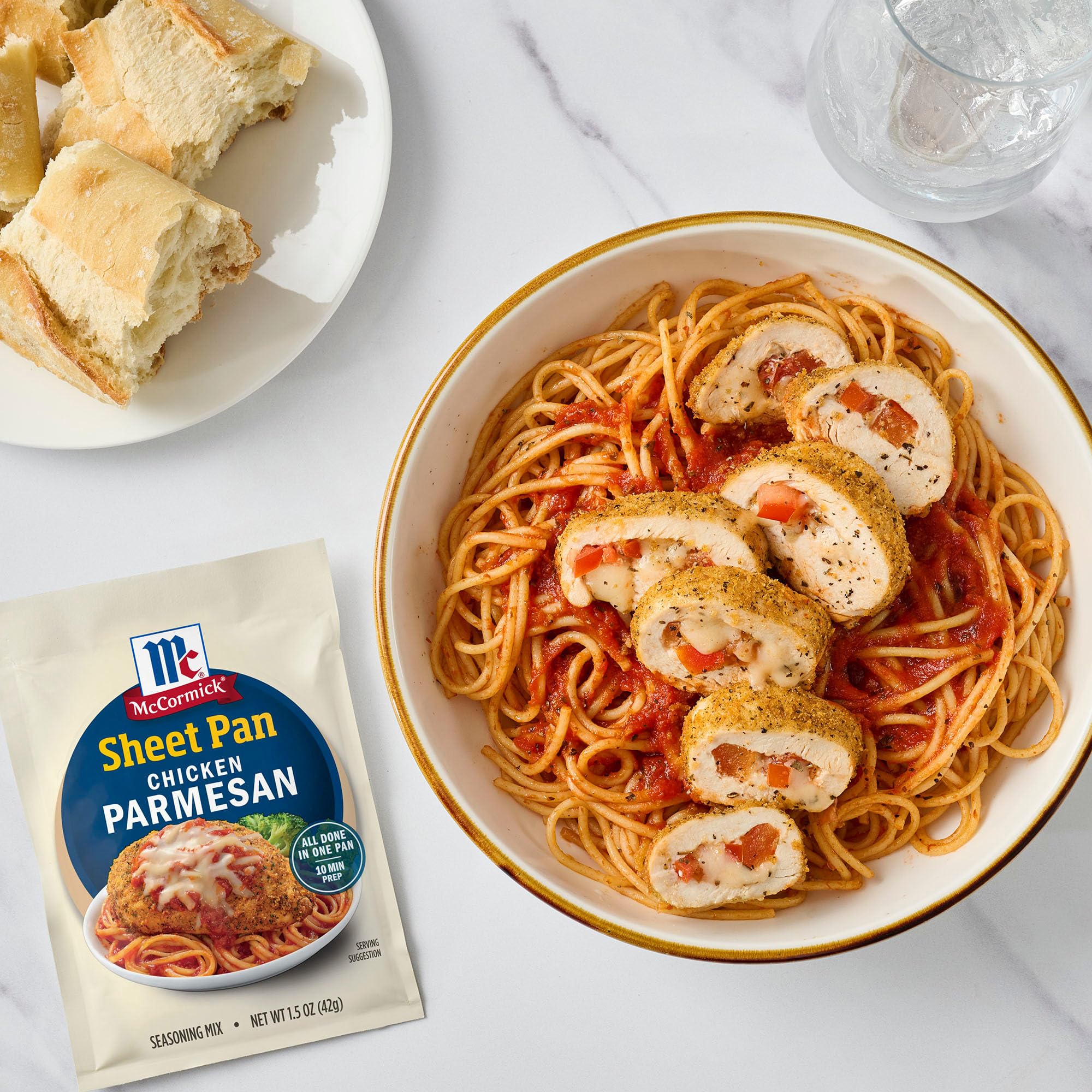 McCormick One Sheet Pan Chicken Parmesan Seasoning Mix, 1.5 oz