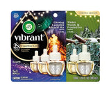 Air Wick Plug In Vibrant Scented Oil, Campfire + Winter Woods, Air Fresheners for Home Long Lasting,Home Room Fresheners,Air Freshener Plug In, House