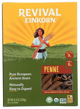 Revival Einkorn, Pasta Penne Organic, 8.8 Ounce