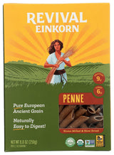 Revival Einkorn, Pasta Penne Organic, 8.8 Ounce