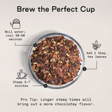 Firebelly Tea No Ordinary Joe Organic Yerba Mate Loose Leaf Tea with Cocoa and Roasted Chicory, Coffee Alternative Herbal Tea, Smooth Energy, Bold