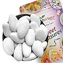 NY Spice Shop Jordan Almonds - 5 Pound White Candy Coated Almonds - Classical Candies for Weddings Baby Showers Party Favors & Candy Buffets