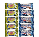 Elmer Chocolate Easter Eggs Assortment, Heavenly Hash and Gold Brick, 10 Count, with bonus Kids Stickers Perfect for Easter Baskets