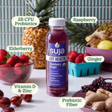Suja Organic Gut Health Elderberry Ginger Cold Pressed Juice Drink, 12 fl oz Bottle