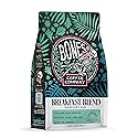 Bones Coffee Company Breakfast Blend, Chocolate, Honey and Dried Fruit Notes, Unflavored Coffee, Medium Roast Low Acid Arabica Beans Compatible