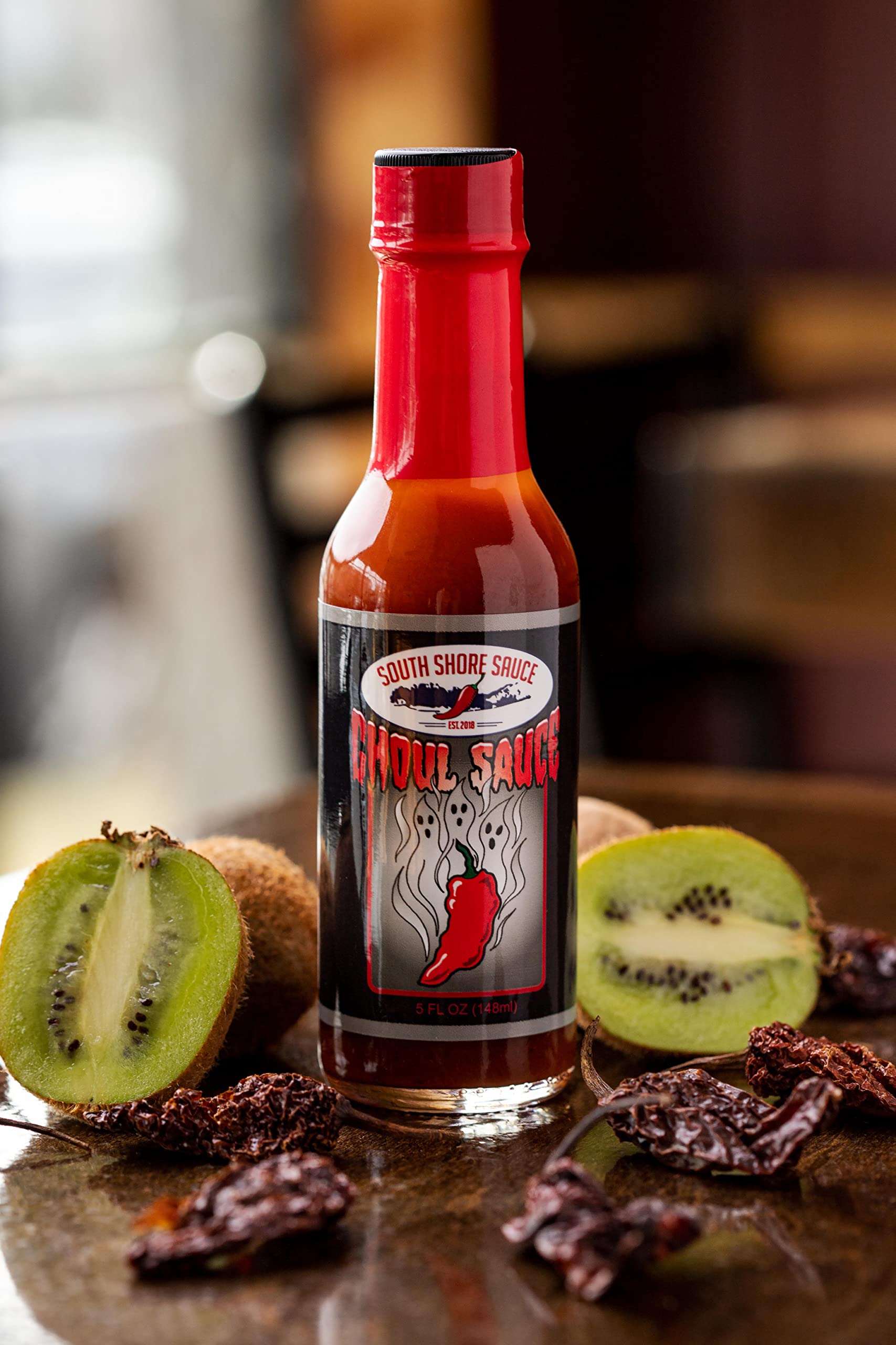 SOUTH SHORE SAUCE gourmet hot sauce ghost pepper GHOUL SAUCE medium, 5oz, 1 Fl Oz