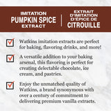 Watkins Imitation Pumpkin Spice Extract, Kosher, 2 oz. Bottle, 1-Pack