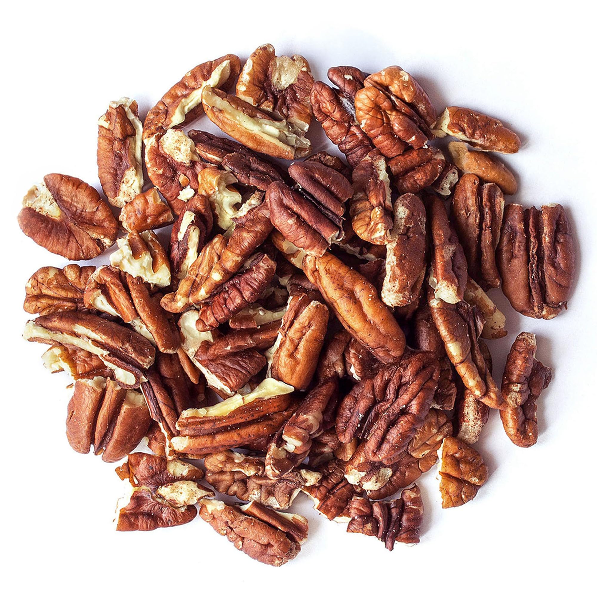 Food to Live Organic Dry Roasted Pecan Pieces, 8 Ounces - Oven Toasted, No Oil Added, Unsalted, Rich in Flavor and Crunch Nuts, Perfect for Cooking