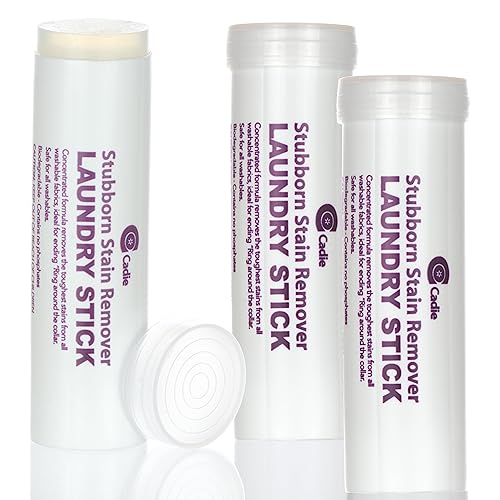 Cadie Laundry Stain Remover Stick - Pre Wash Spot Cleaner for Fabric Clothing on Cotton,Wool,Synthetics - Easy Removal
