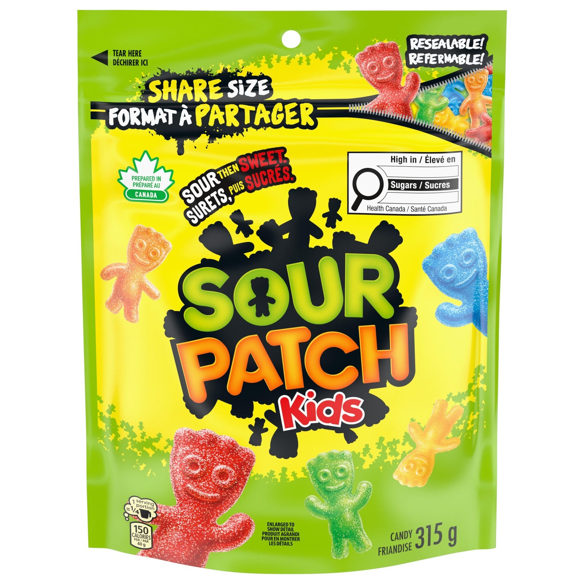 Sour Patch Kids Original Candy, Gummy Candy, Sour Candy, Sharing Size, 315 g