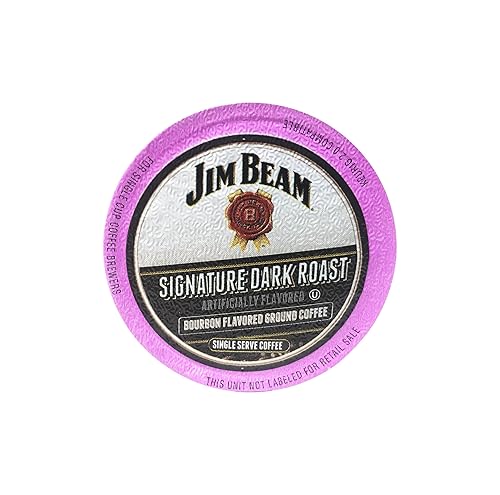 Jim Beam Signature Dark Roast Bourbon Flavored Single Serve Coffee, 200 cups