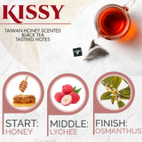 Organic TAIWAN Honey Scented Black tea bag | Sugar Free | Good for Cold brew Tea | Natural Antioxidants 45 Sachet Tea Bags | By T SECRETEA, Kissy