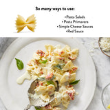 DeLallo Organic Farfalle Pasta, Made with Only 100% Semolina Durum Wheat Flour, Bronze Cut, Made in Italy, Kosher, Vegan, Non-GMO, Bow-Tie Pasta