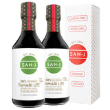 San-J Tamari Lite Soy Sauce, 50% Less Sodium, Gluten Free, 20 oz, 2 Pack